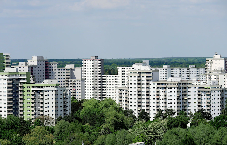 Das Märkische Viertel in Reinickendorf gehört laut neuem Sozialmonitoring weiter zu den Berliner Gebieten mit besonderem Aufmerksamkeitsbedarf.