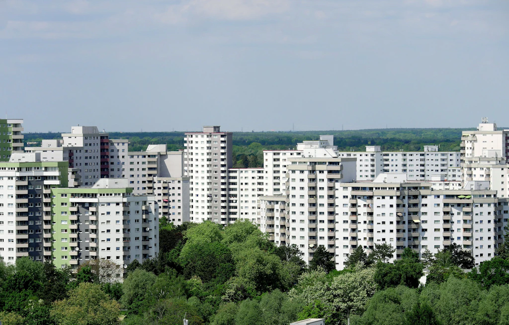 Das Märkische Viertel in Reinickendorf gehört laut neuem Sozialmonitoring weiter zu den Berliner Gebieten mit besonderem Aufmerksamkeitsbedarf.