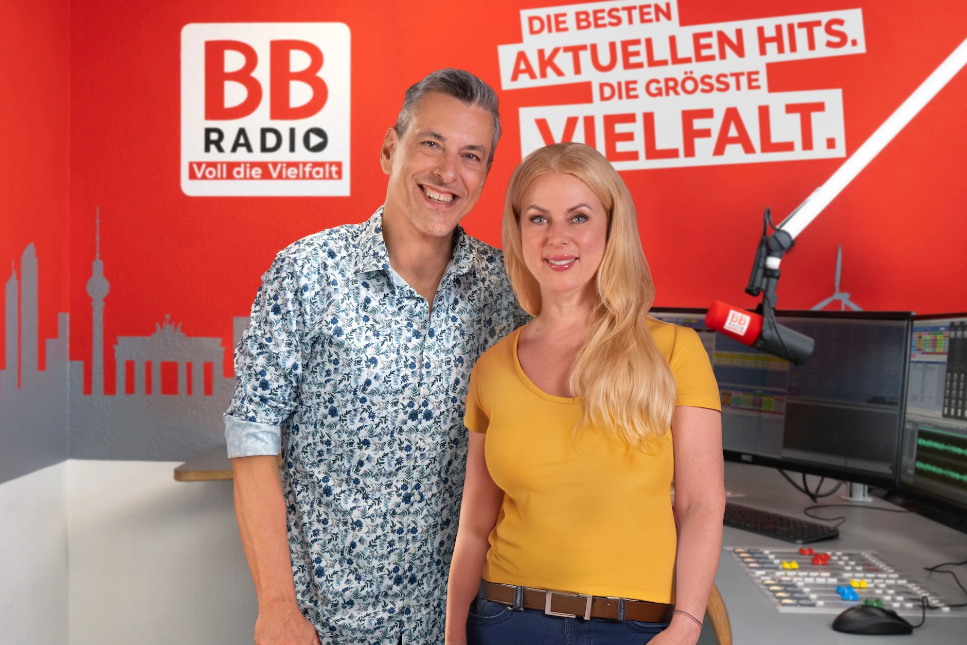 Marcus Kaiser und Gerlinde Jänicke sind das neue Morgen-Dreamteam bei BB Radio.