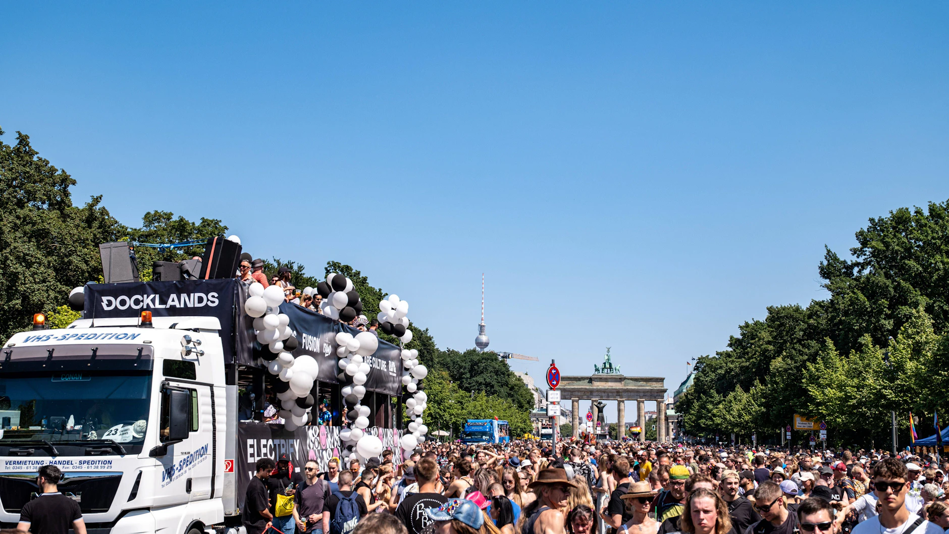 Der Docklands-Wagen aus Münster ist auch diesmal wieder dabei.