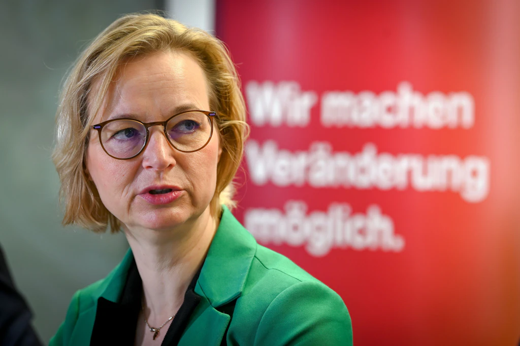 Katja Wolf, Landesvorsitzende des BSW in Thüringen war am Donnerstag bei „Markus Lanz“ zu Gast.