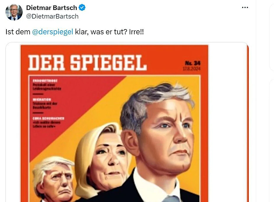 Dietmar Bartsch hat das aktuelle Spiegel-Cover kommentiert.