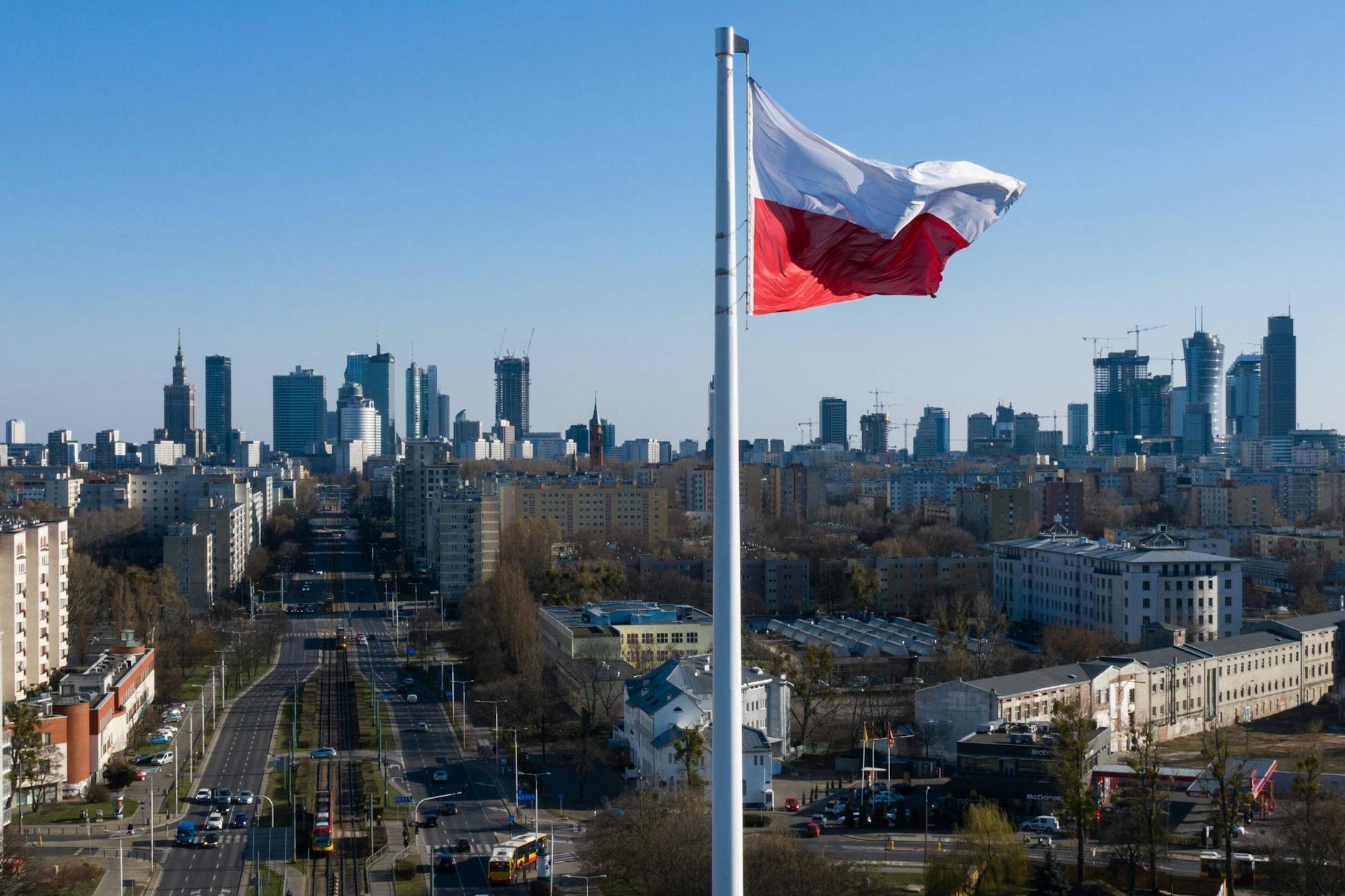 Warschau: 40 Kilometer westlich der Stadt soll das internationale Drehkreuz entstehen.