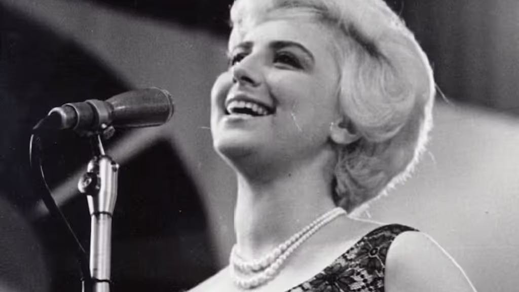 Bärbel Wachholz bei einem Konzert in den 60er-Jahren.