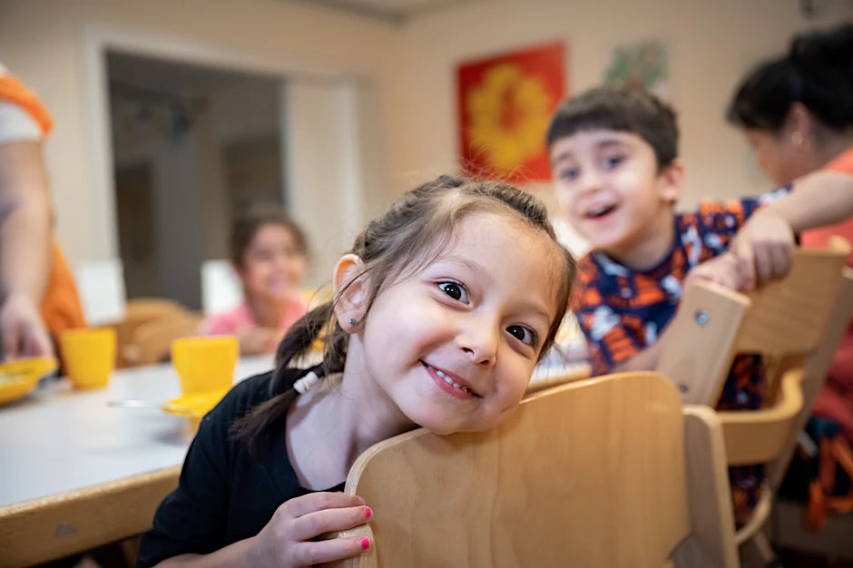 Kinder in einer Einrichtung der Arche in Berlin-Marzahn.