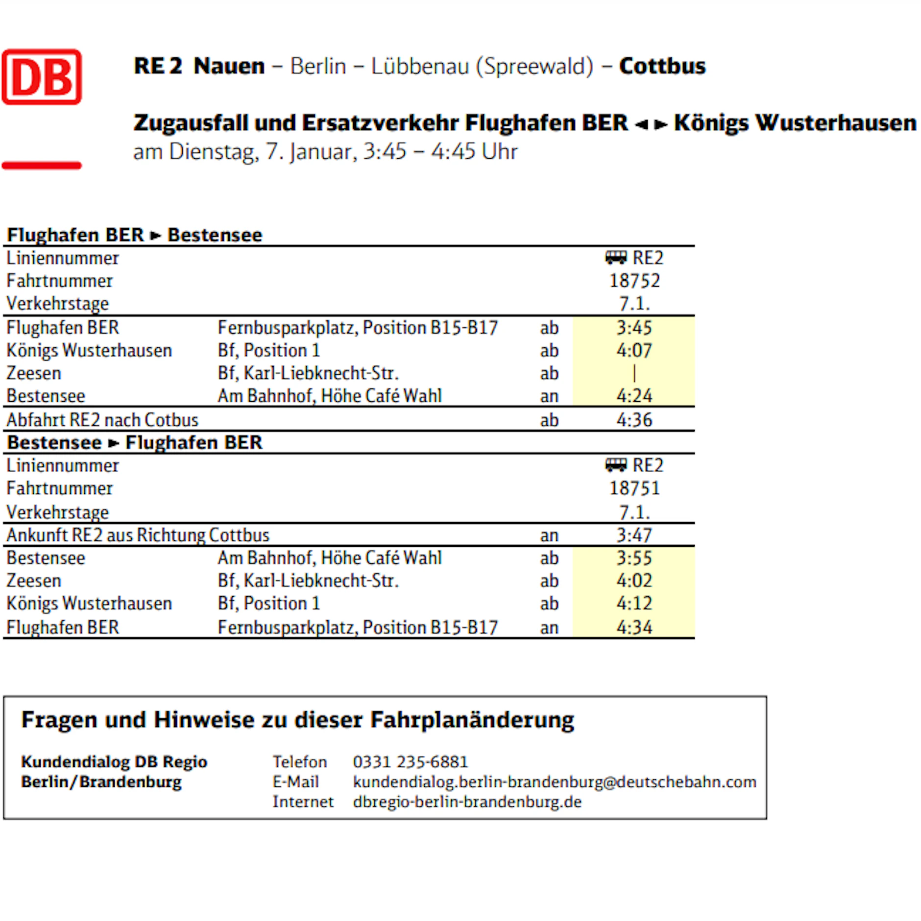 So fährt der Ersatzverkehr zum Flughafen BER.