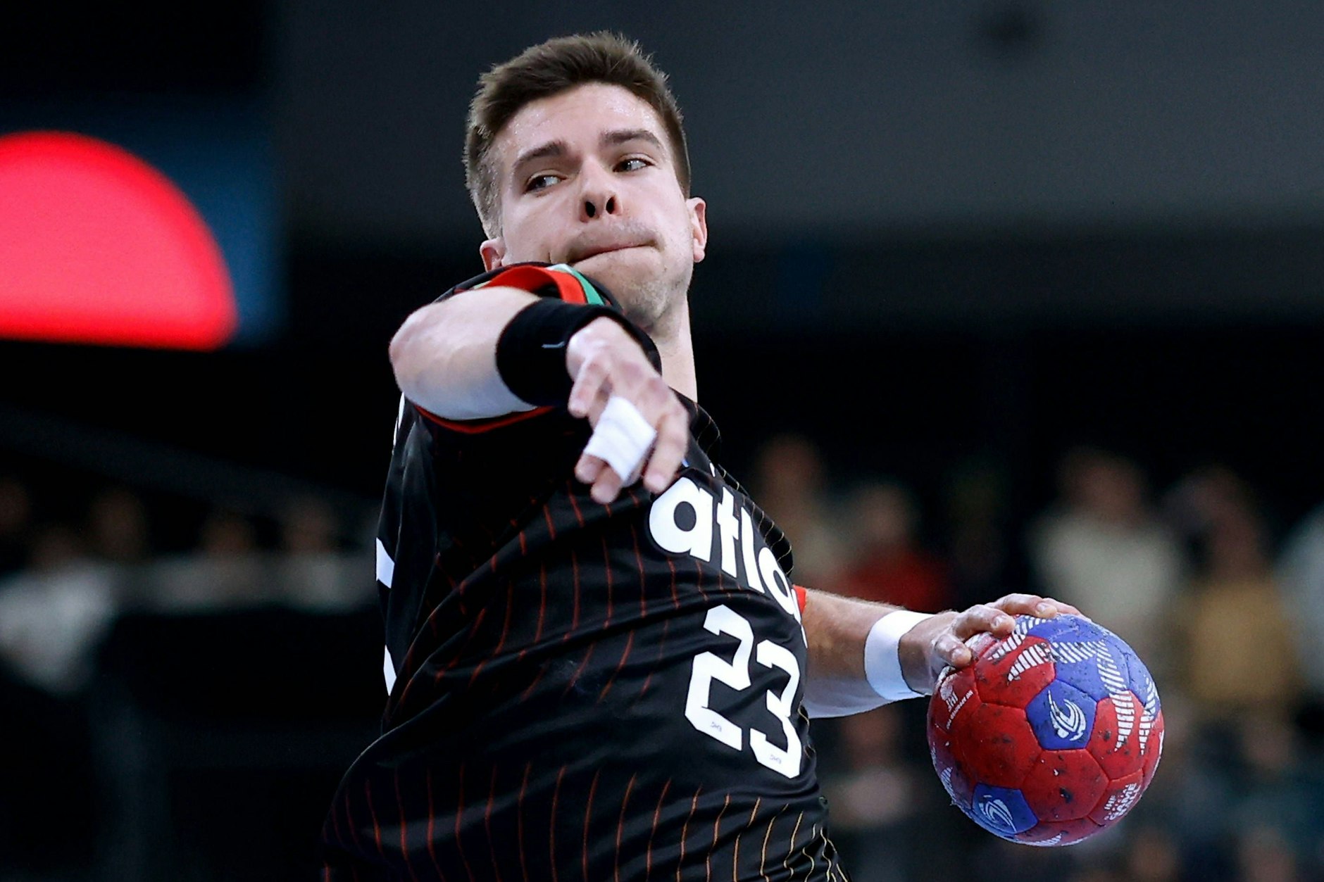 Renars Uscins startet mit der Auswahl des Deutschen Handball-Bundes am Mittwoch gegen Polen in die Weltmeisterschaft.