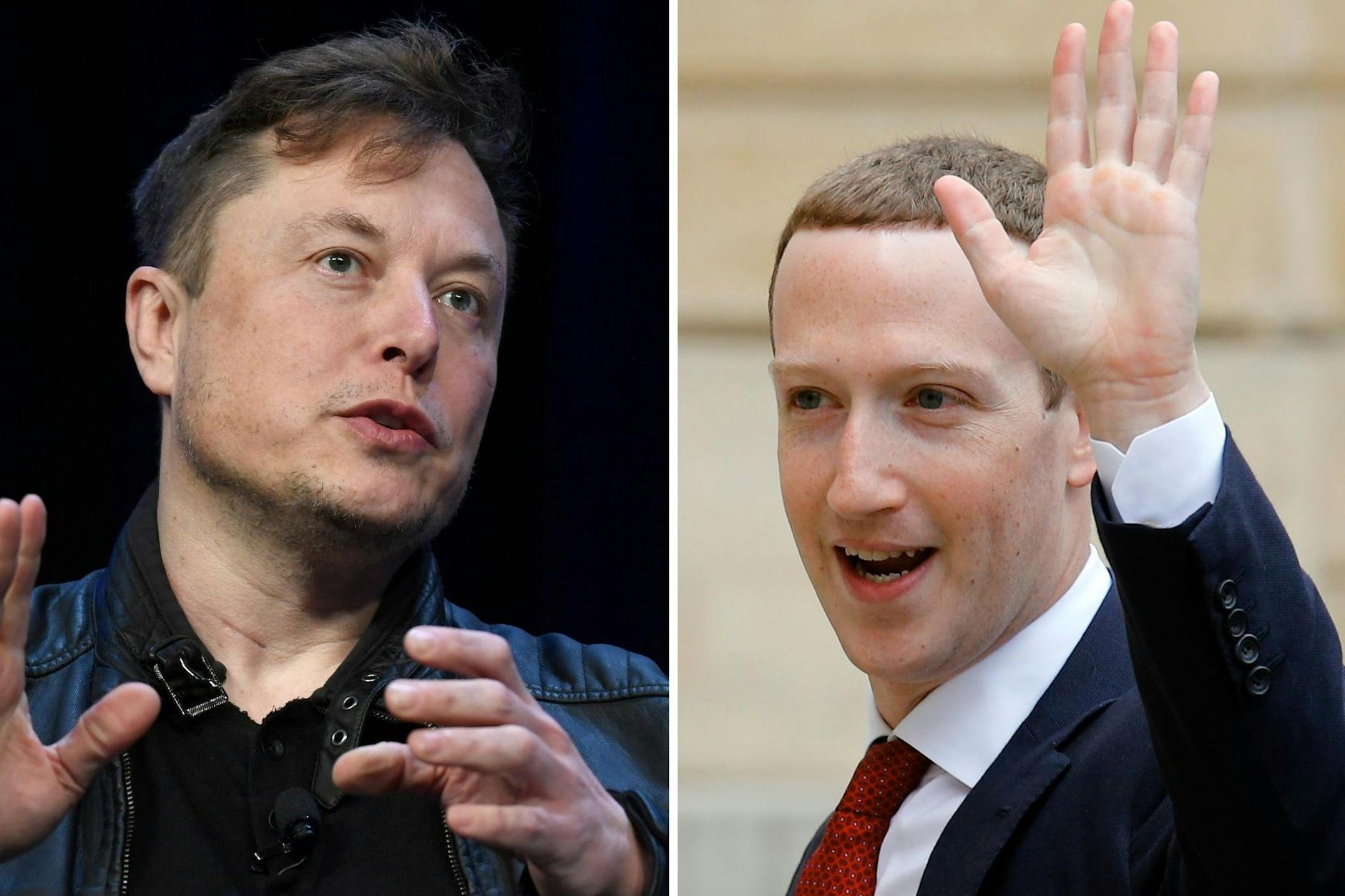 Elon Musk und Mark Zuckerberg