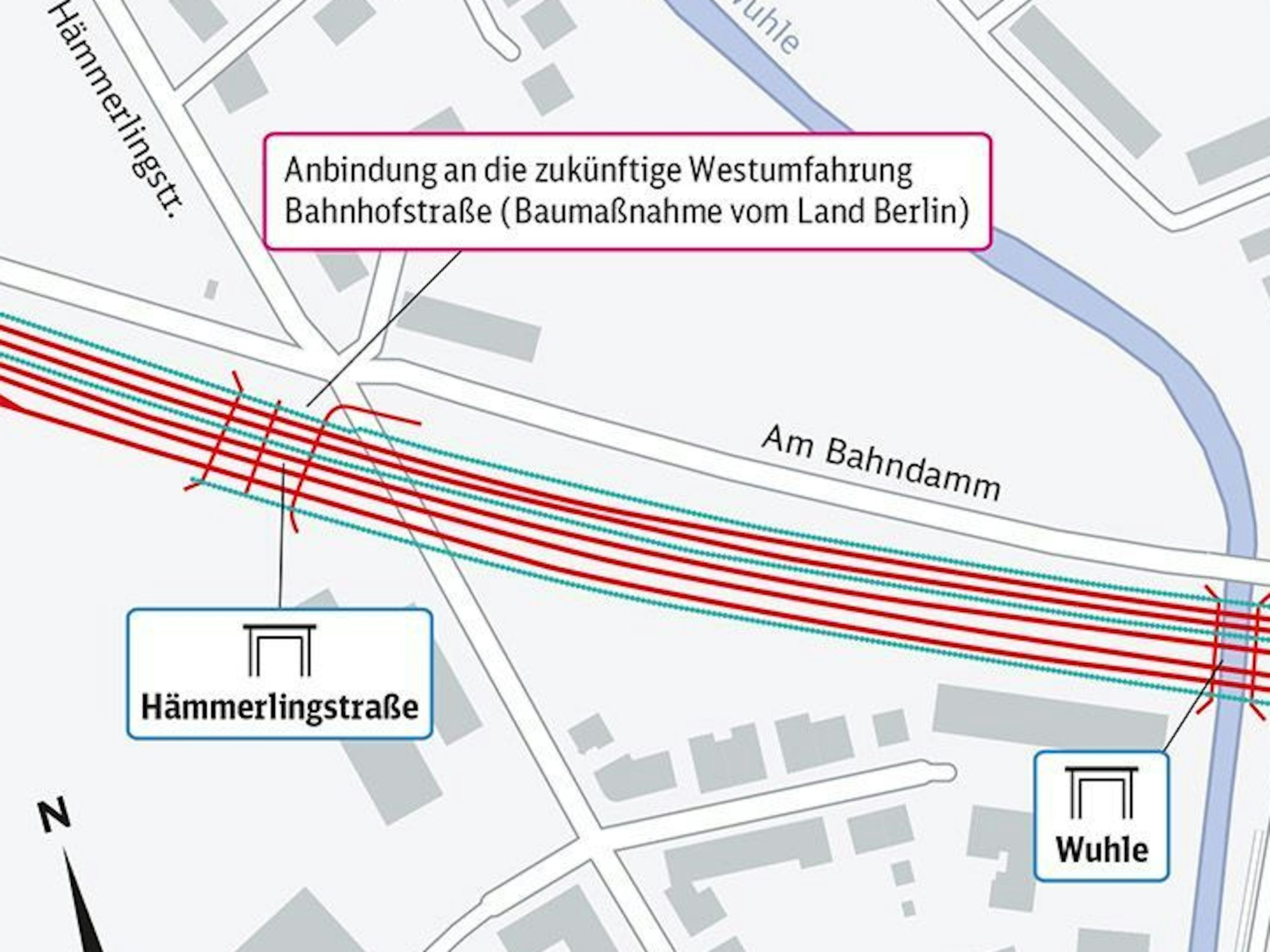 Der Umbau am S-Bahnhof Köpenick geht weiter: Jetzt wird an der Hämmerlingstraße eine Brücke eingesetzt.