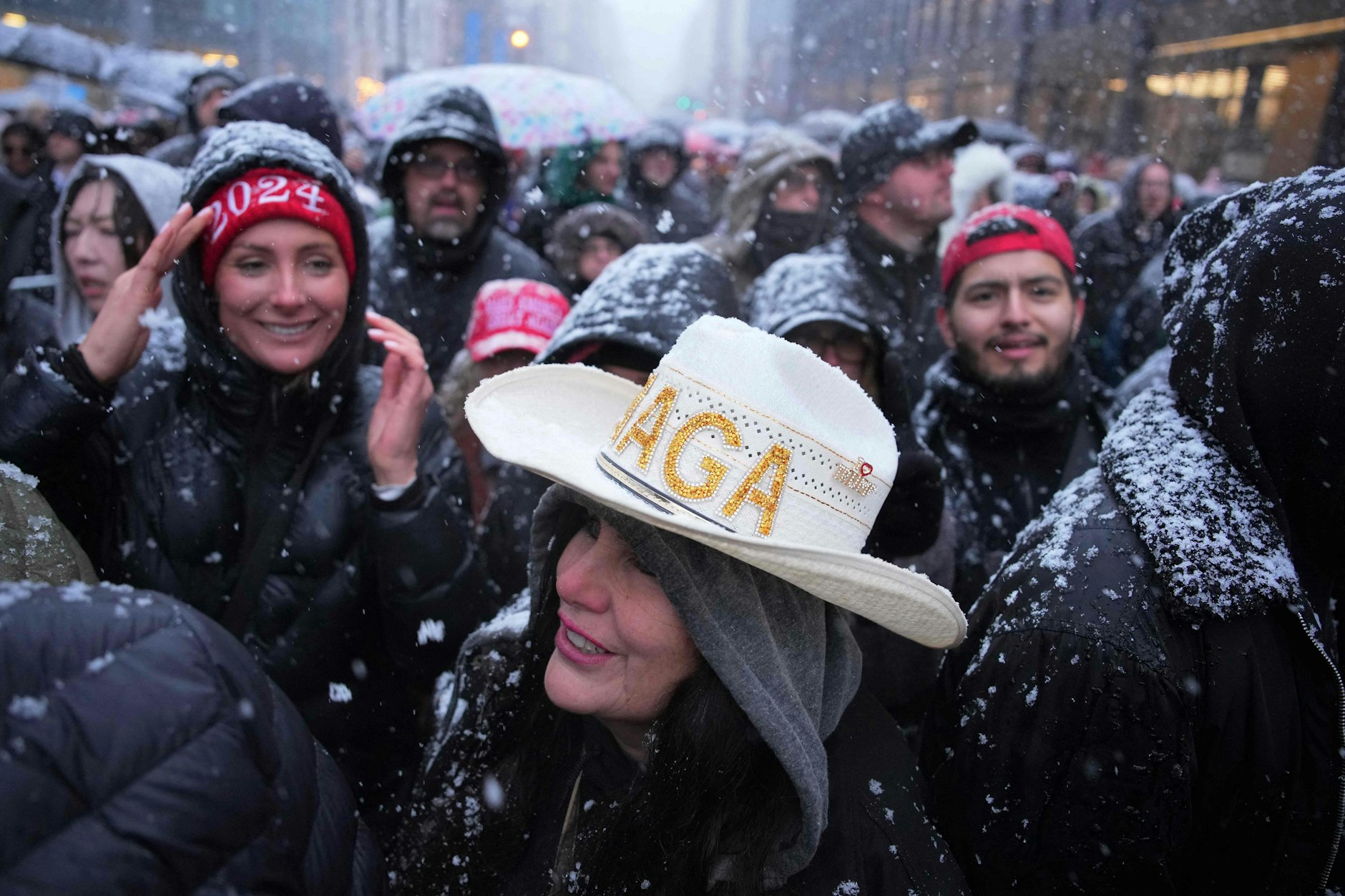 Trump Unterstützer versammeln sich in Whashington DC.