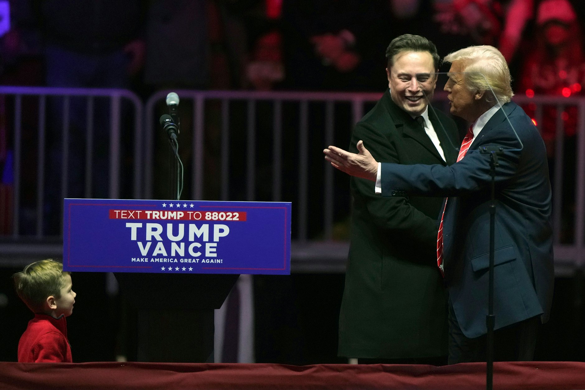 Zwei, die sich ziemlich gut verstehen: Elon Musk (l.) und Donald Trump