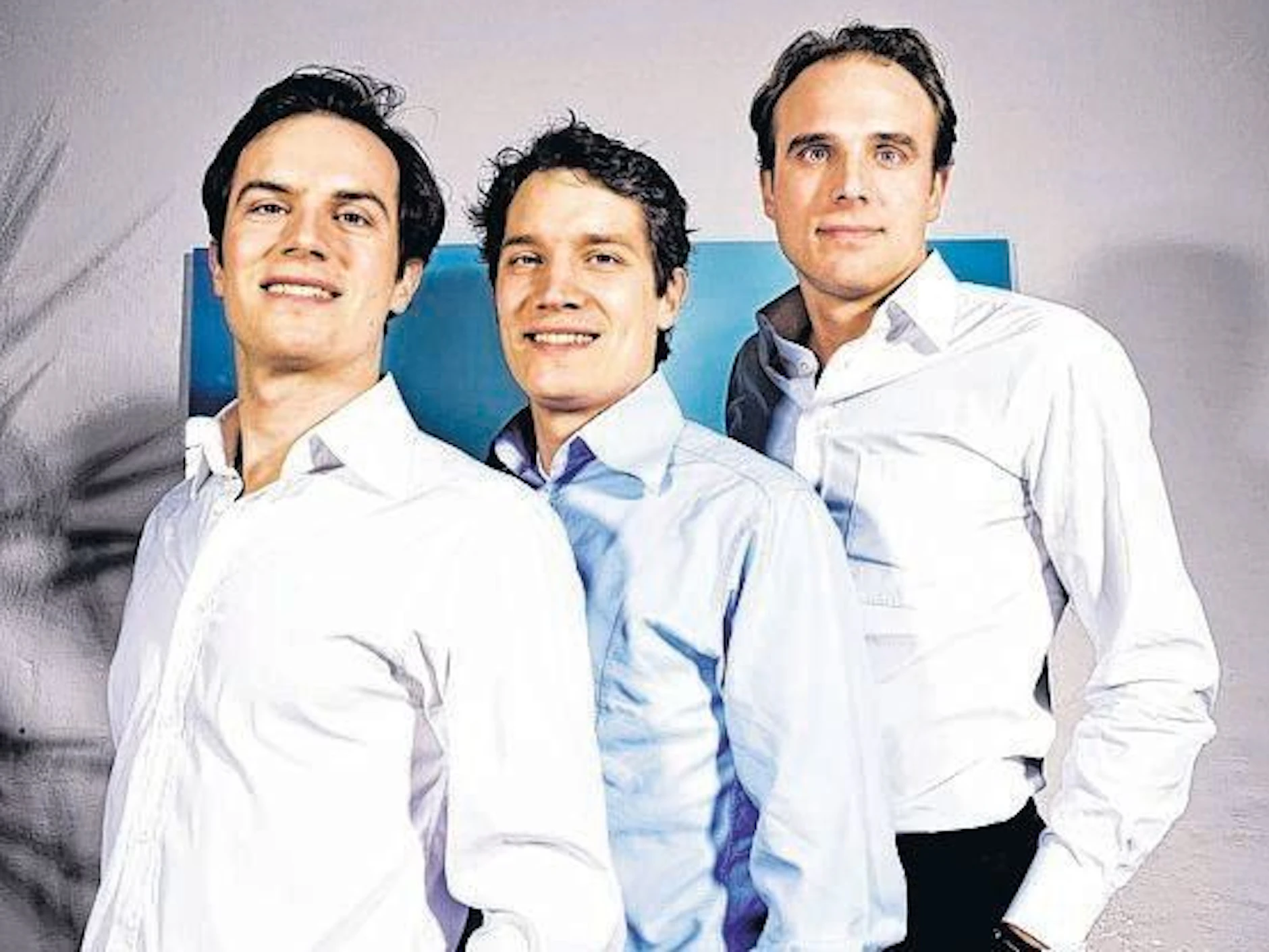 Die Milliardärsbrüder Oliver Samwer (M.), Alexander (l.) und Marc.