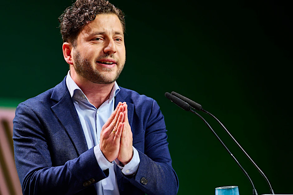 Felix Banaszak, Chef der Grünen.
