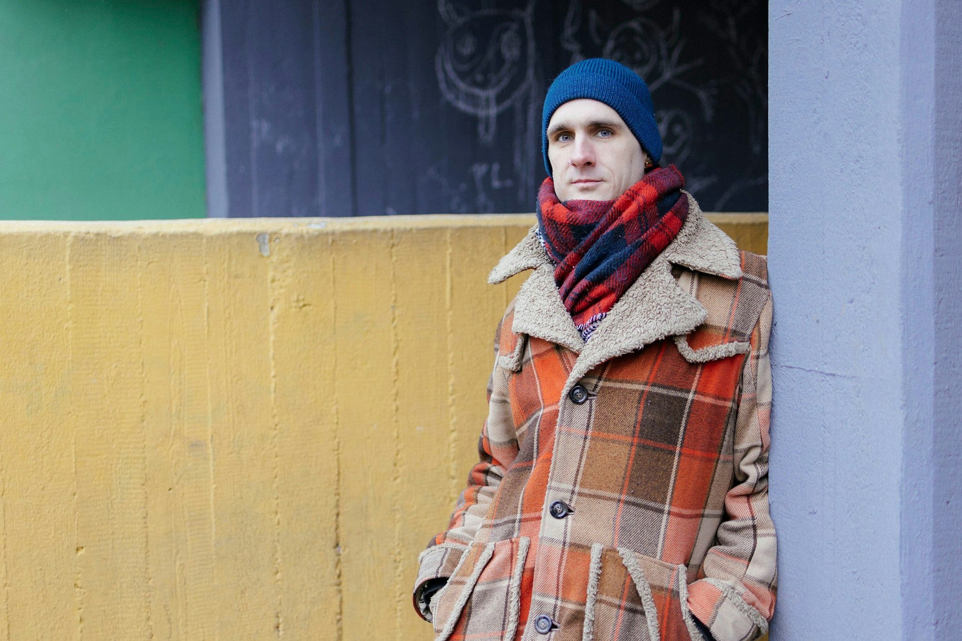 Clemens Böckmann, fotografiert im Berliner Winter