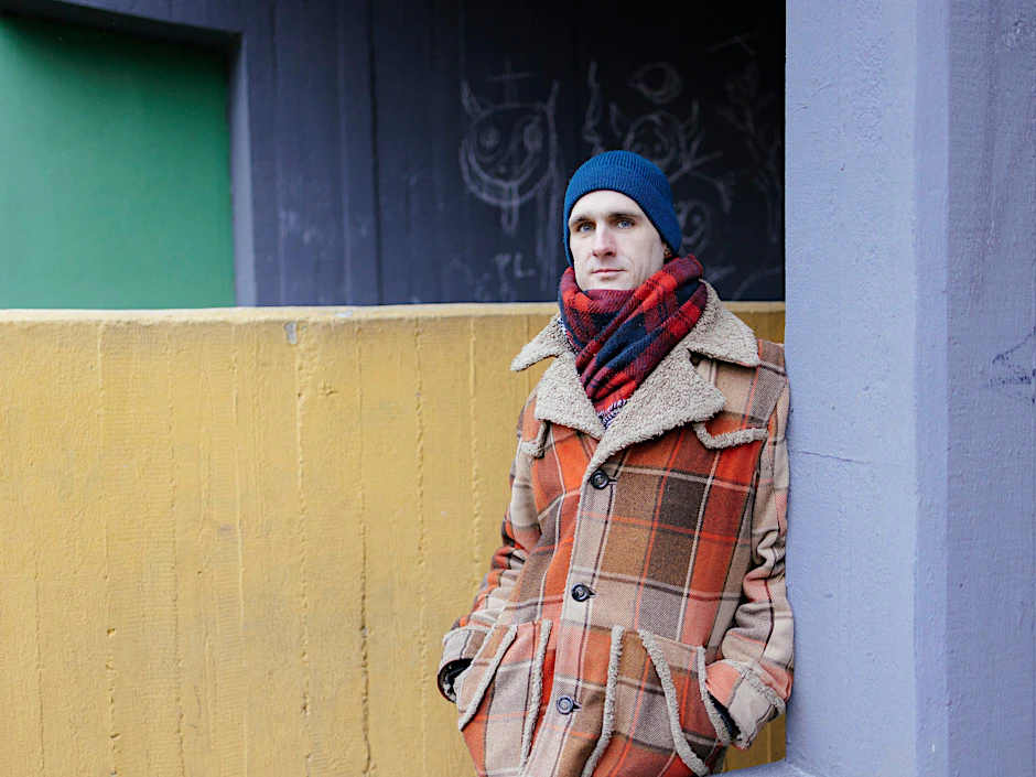 Clemens Böckmann, fotografiert im Berliner Winter