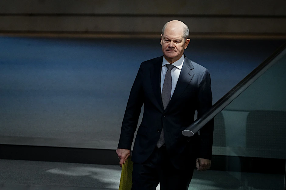 Olaf Scholz (SPD) steht für Äußerungen auf einer Party in der Kritik.