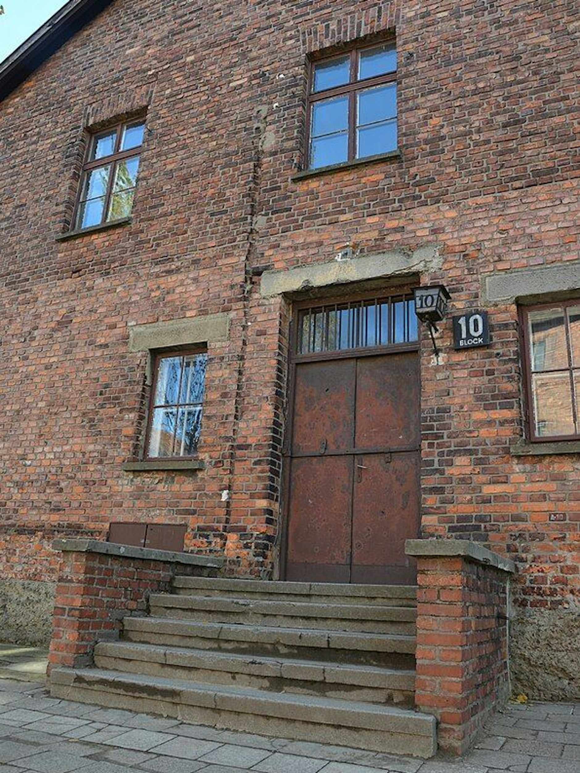 Der gefürchtete Block 10 in Auschwitz.