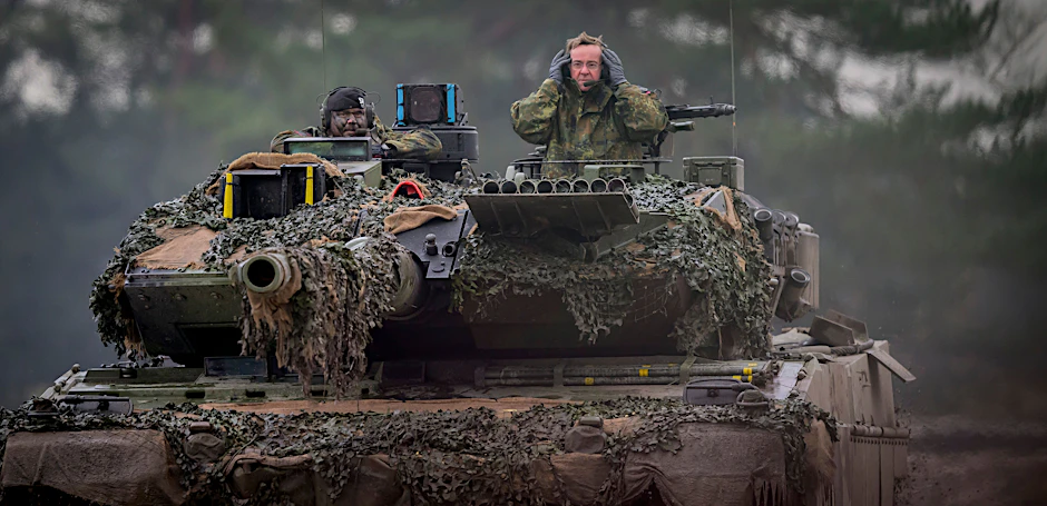 2023: Bundesverteidigungsminister Boris Pistorius zu Besuch beim Panzerbataillon 203 in Augustdorf.