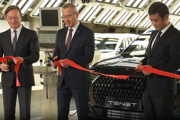 Die russische AGR Automotive Group und die chinesische Defetoo wollen im ehemaligen VW-Werk in Kaluga bald neue Autos unter der Marke Tenet montieren.