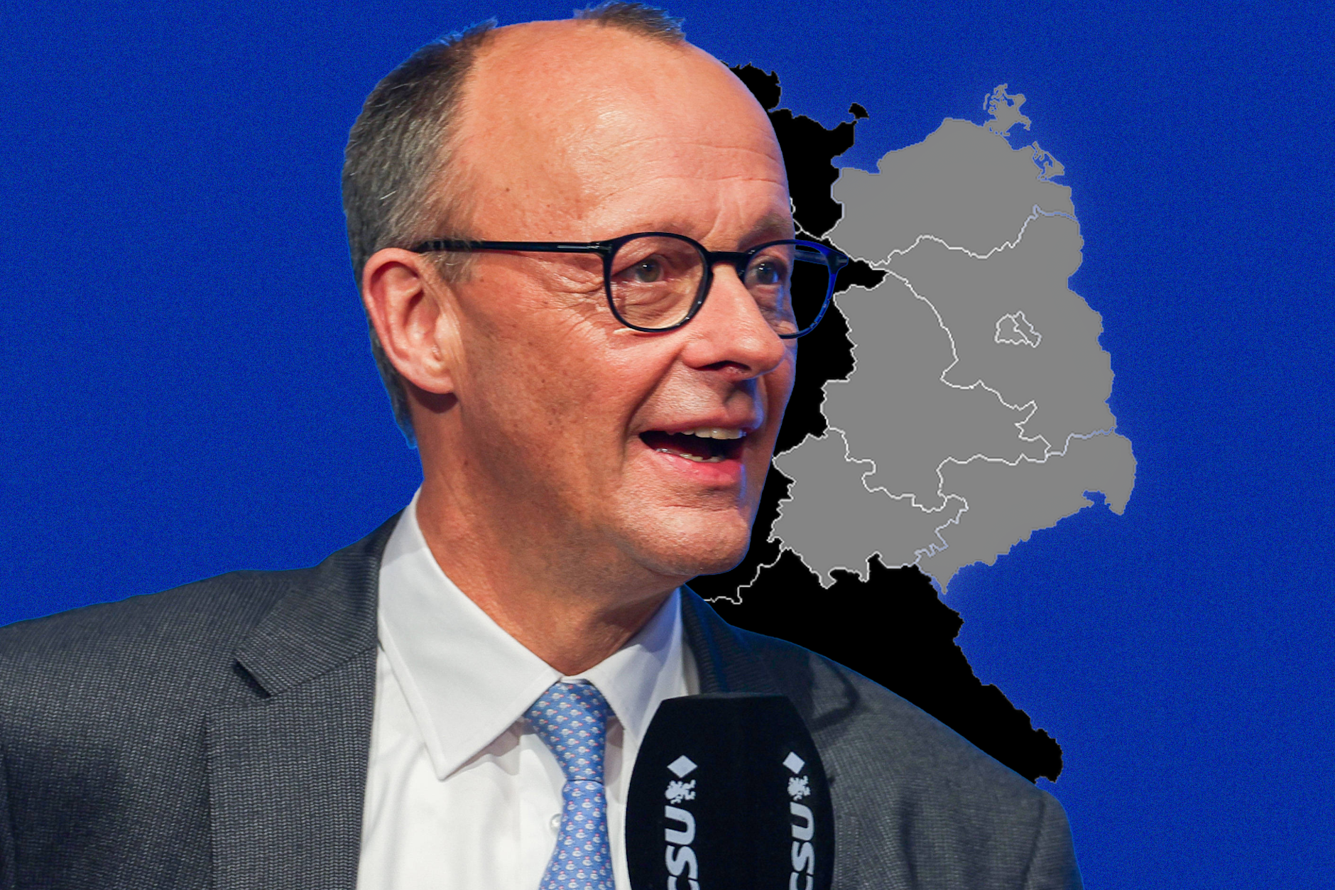 Friedrich Merz (CDU) hat die Bundestagswahl gewonnen - allerdings nicht im Osten.