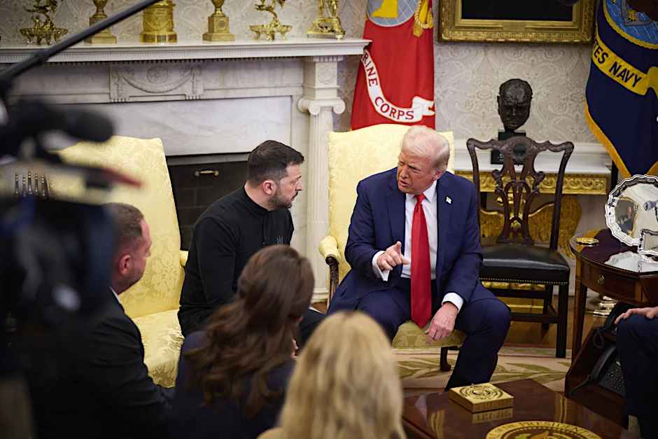 Wolodymyr Selenskyj und Donald Trump gerieten am Freitag im Weißen Haus aneinander.