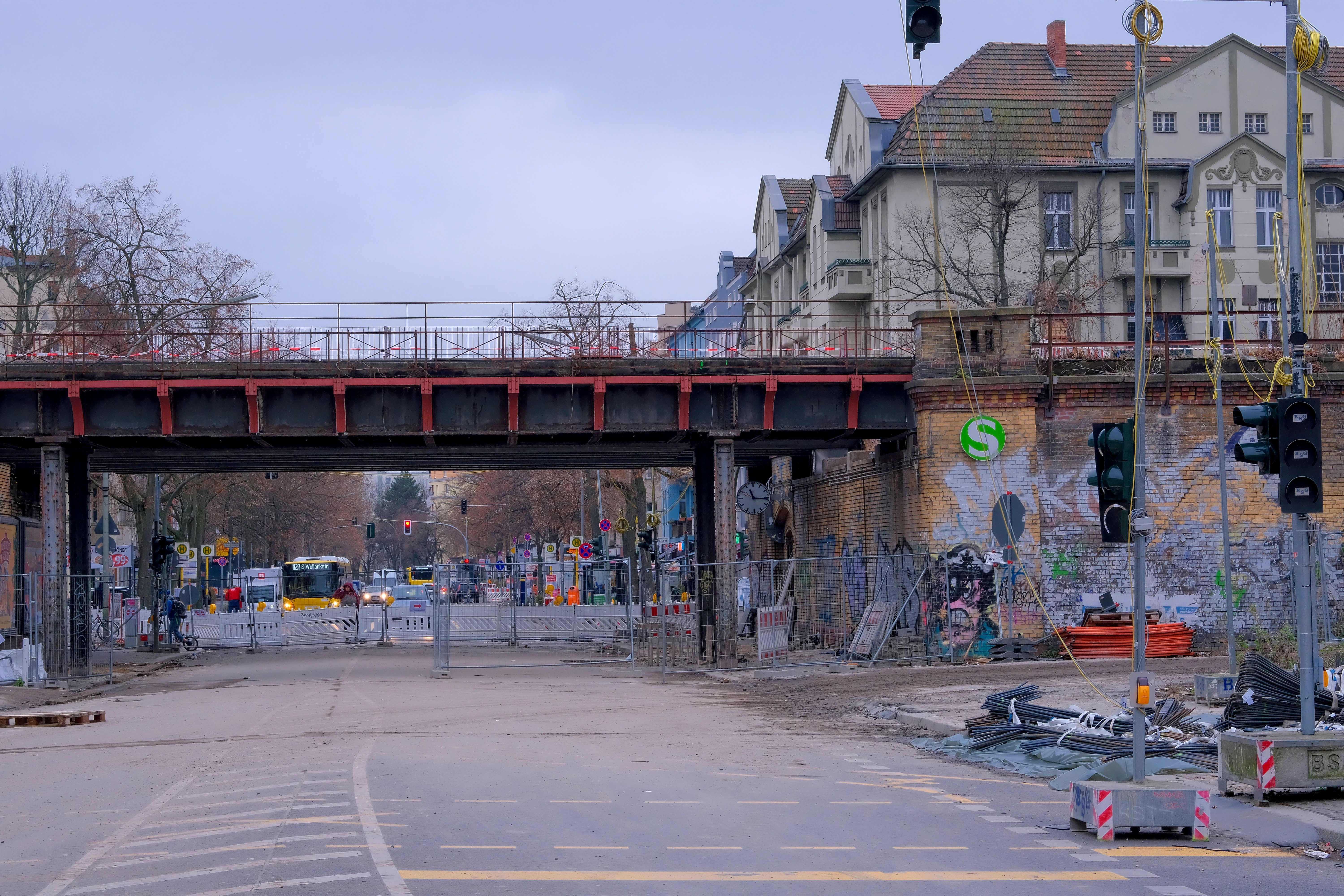Chaos-Falle Wollankstraße: Vollsperrung und Pendelverkehr bis 28. März