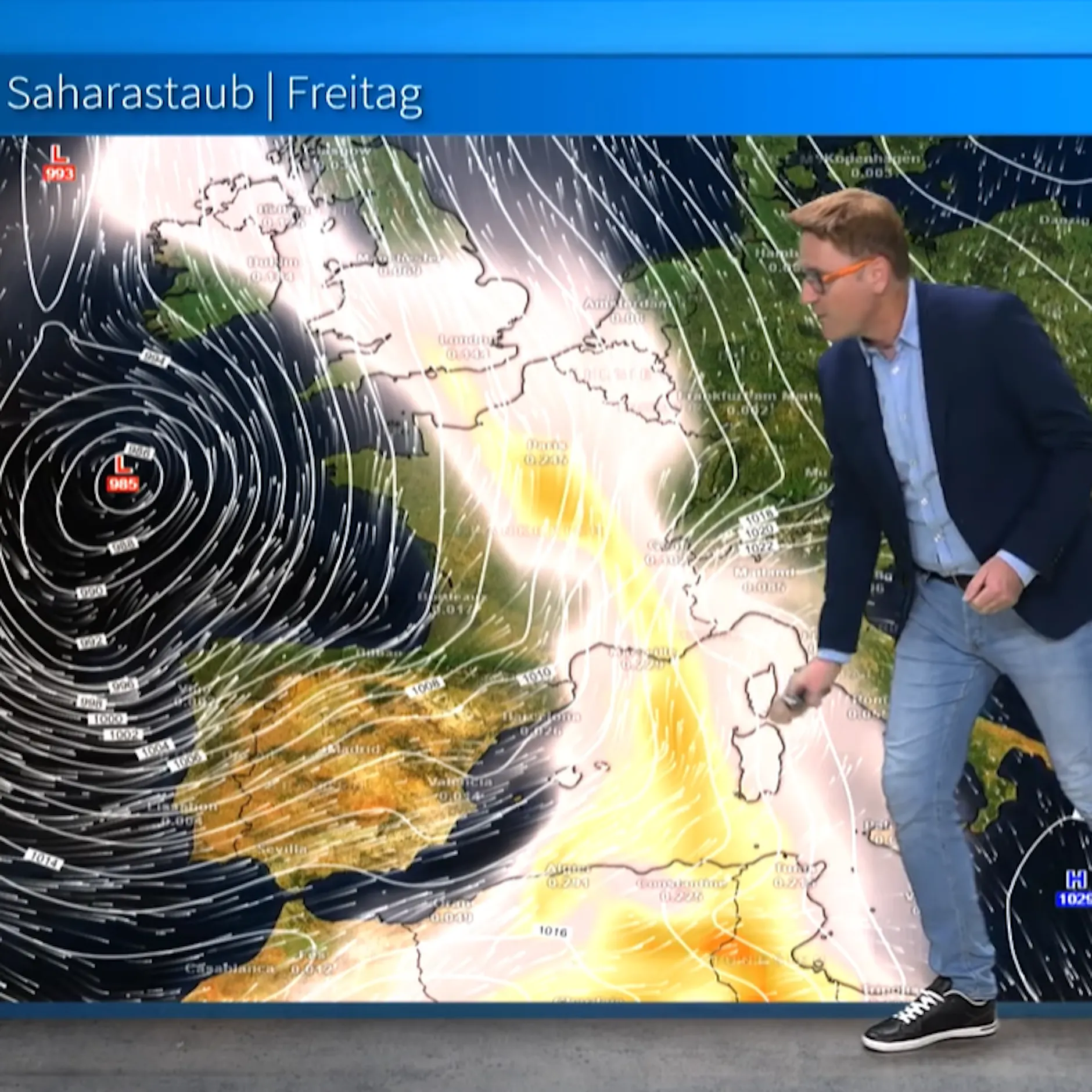 Saharastaub, Blutregen: So krass wird das Wetter zum Wochenende