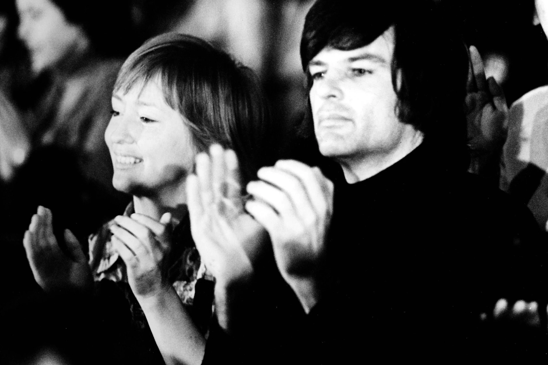 Ehefrau Wiebke Dorndeck und Dean Reed 1973 in der DDR.