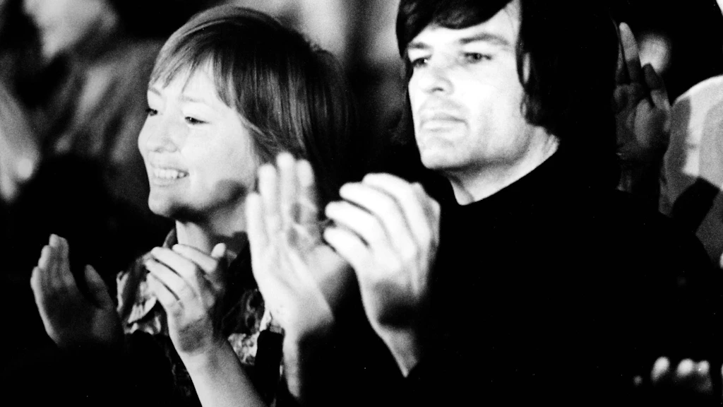 Wiebke und Dean Reed 1973 in der DDR.