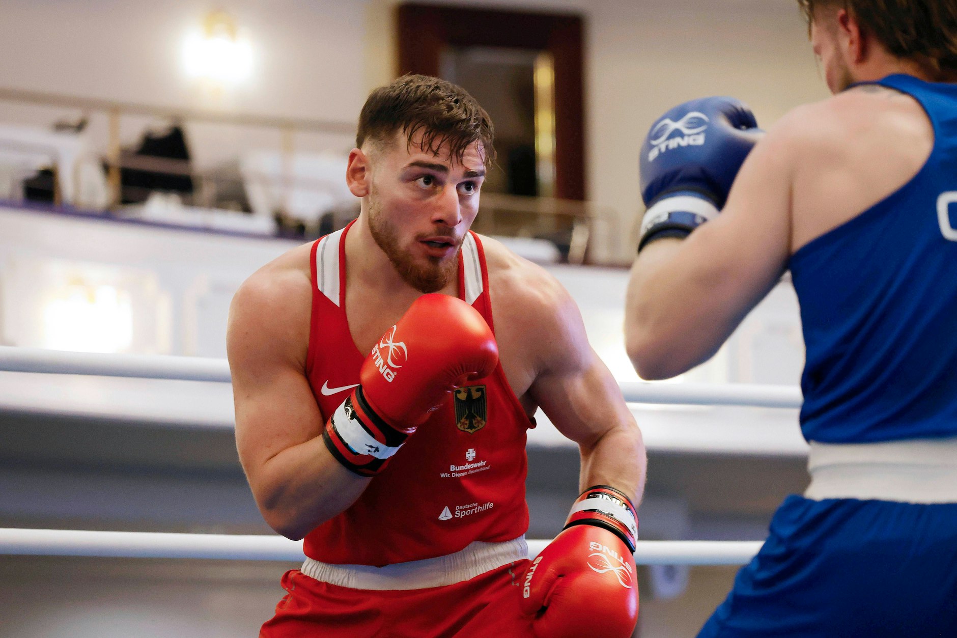 Delil Dadaev gehört zu den Kaderboxern in Berlin, die sich Hoffnungen auf eine internationale Karriere machen.