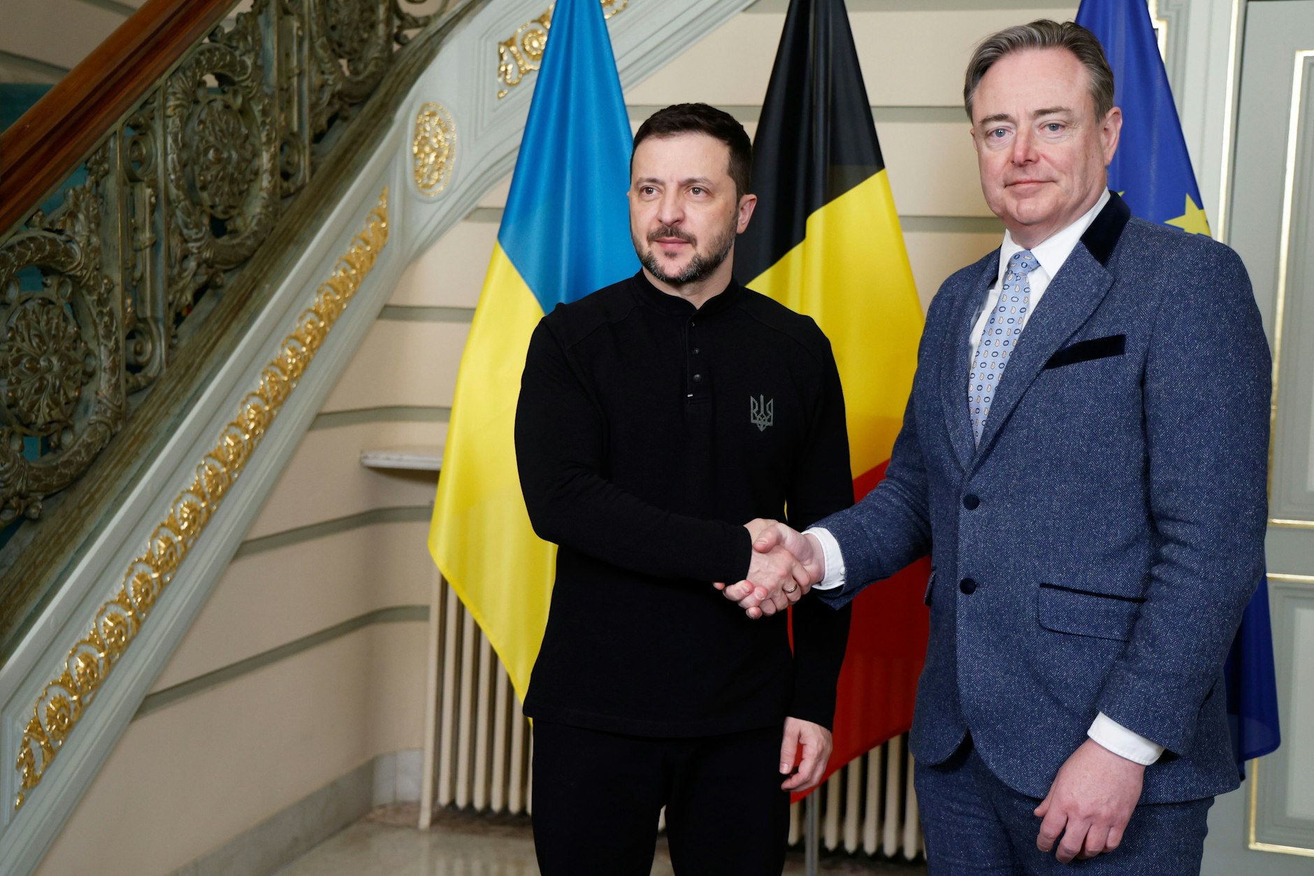 Ukrainisches Präsident Selenskyj, De Wever