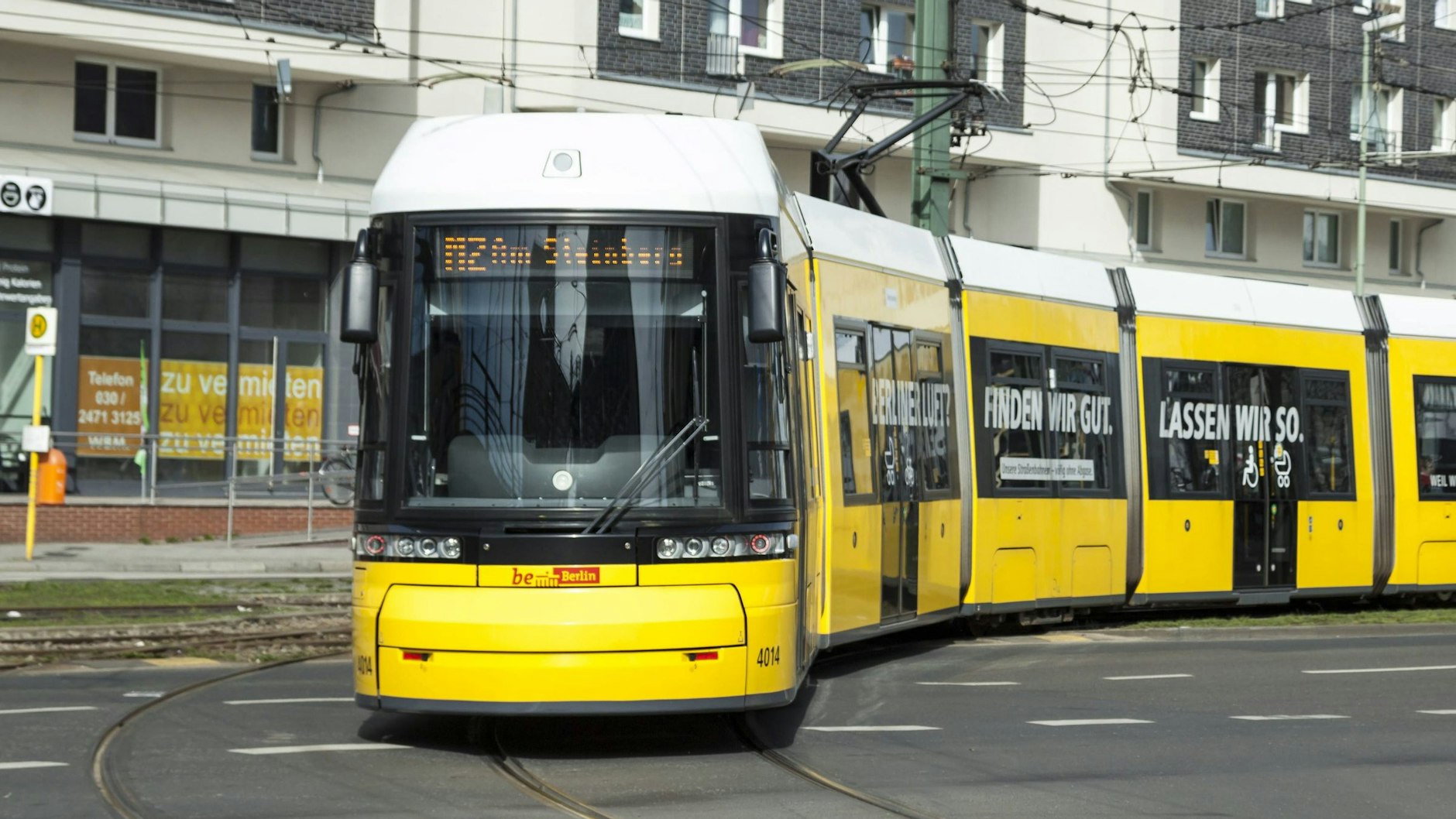 Die M2 gehört in Berlin zu den pünktlichsten Trams.