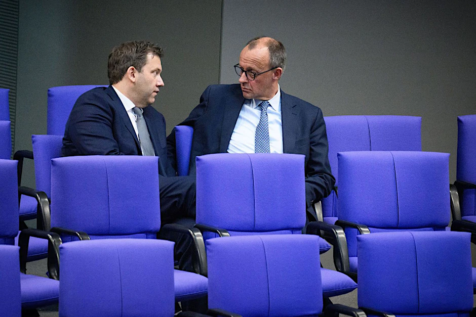 Friedrich Merz im Gespräch mit Lars Klingbeil: Geht die CDU auf SPD-Forderungen bei Steuern ein?