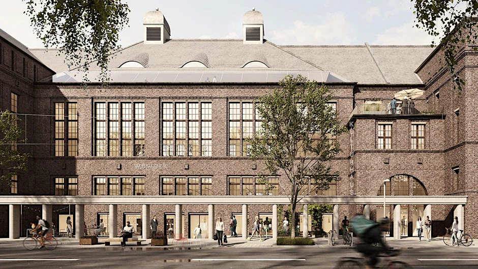 2028 soll das alte WF-Kulturhaus als „Wilhelmine“ in Berlin-Oberschöneweide neu eröffnen.