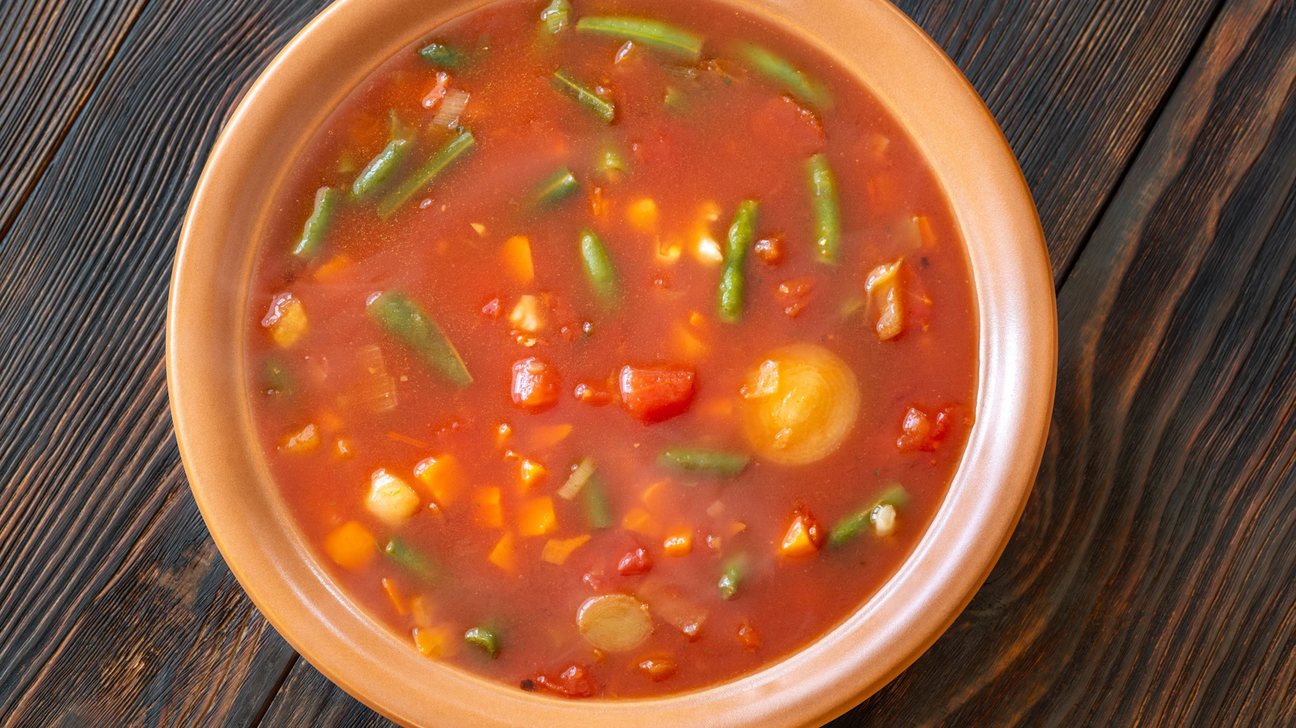 Minestrone ist die Lieblingssuppe von Rockstar Peter Gabriel. 