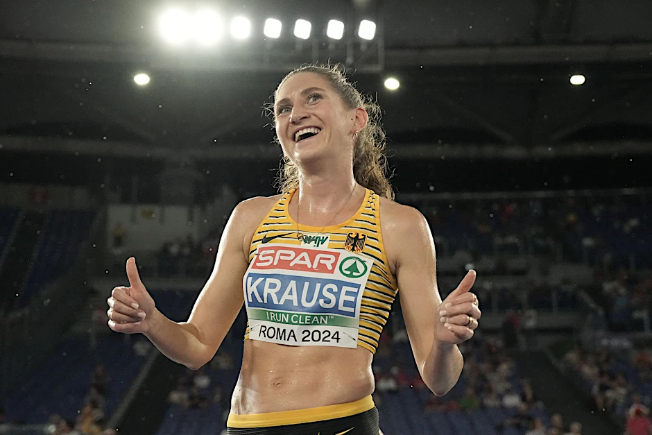 Rollenvorbild als aktive Mutter: Gesa Krause startet beim Halbmarathon in Berlin