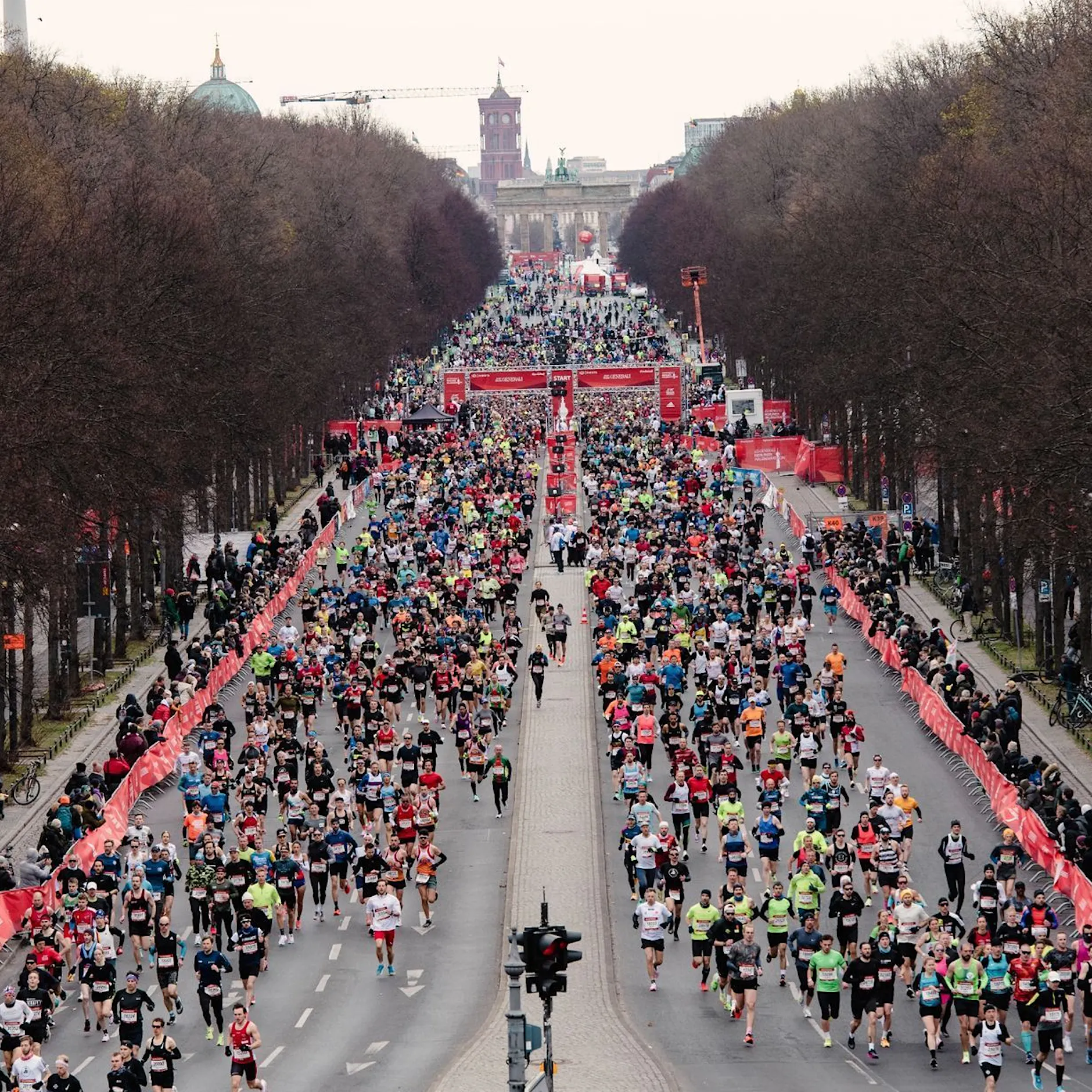 Halbmarathon in Berlin: Sonntag ist die Innenstadt dicht – mit Karte!