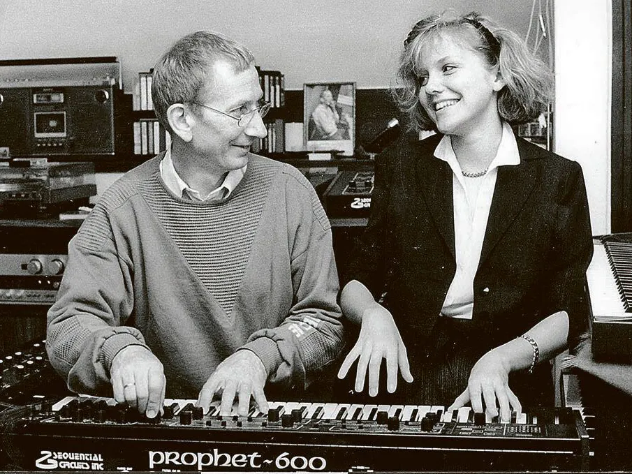 Im Jahre 1985: Inka mit ihrem Vater Arndt Bause