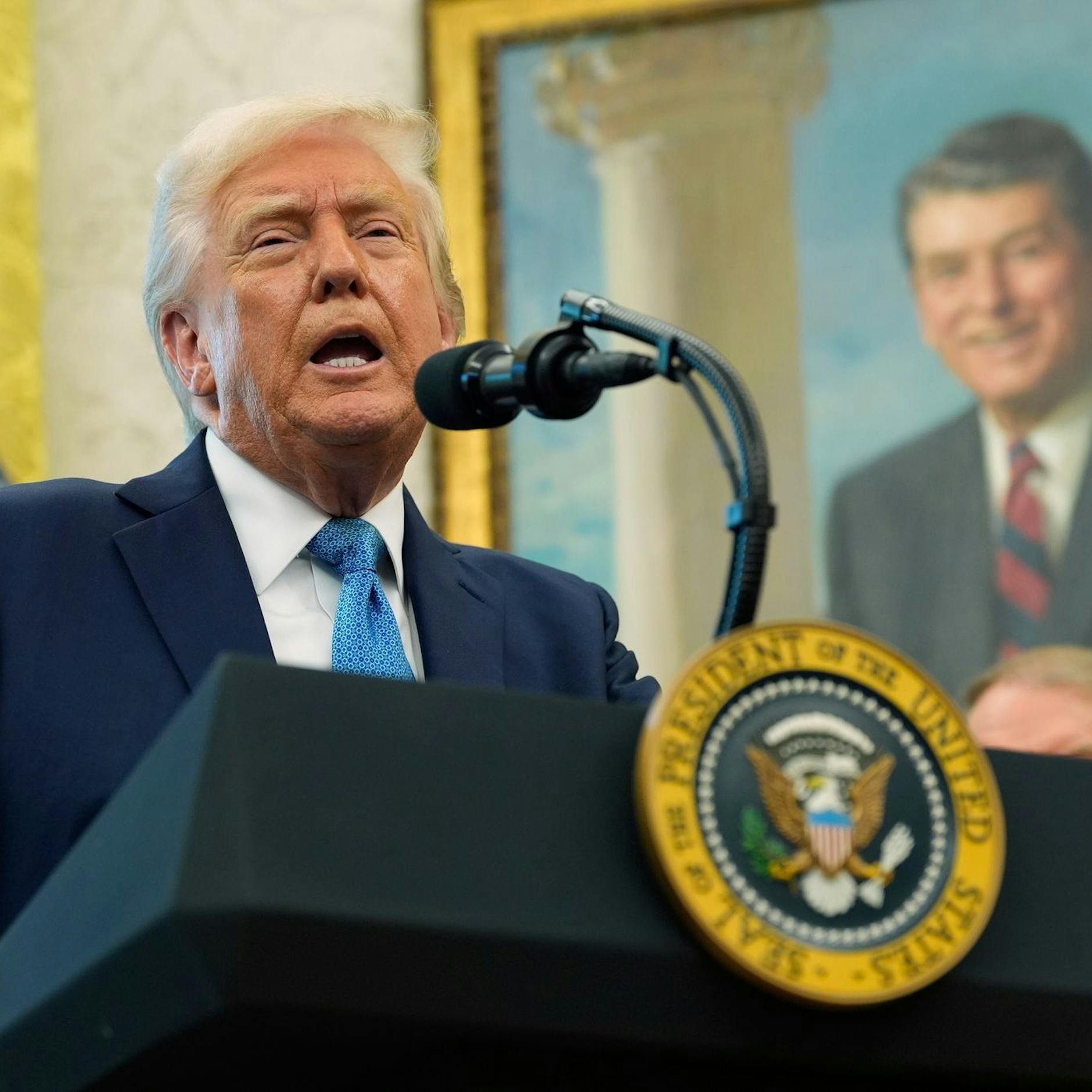 Image - Streit zwischen USA und Kanada: Trump verteidigt Reagan – doch der fabulierte selbst