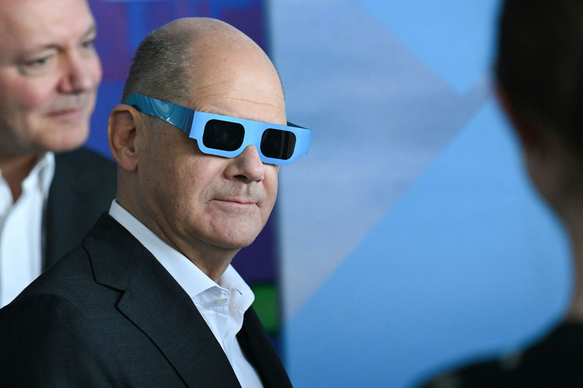 Olaf Scholz (SPD), geschäftsführender Bundeskanzler, im April auf dem jährlichen "Girls' Day" im Bundeskanzleramt.