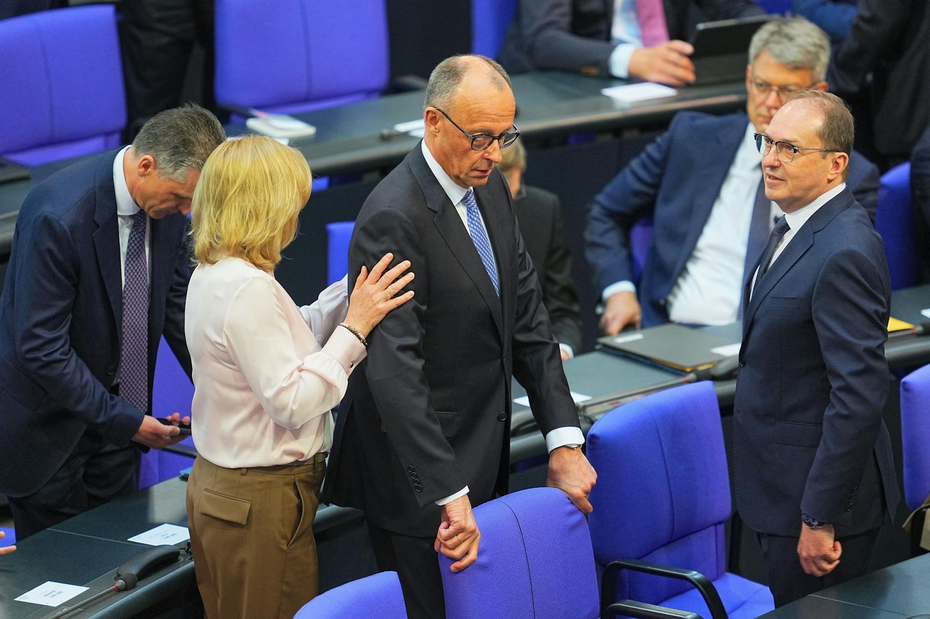 Friedrich Merz hat viele Unterstützer. Doch es reicht für ihn nicht im ersten Wahlgang.