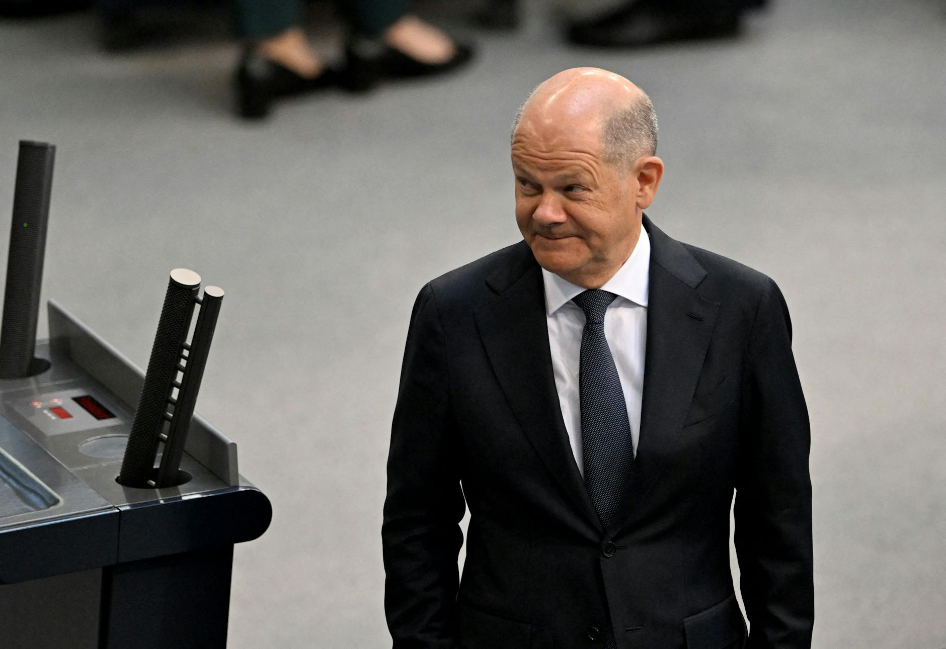 Noch ist er Kanzler: Olaf Scholz
