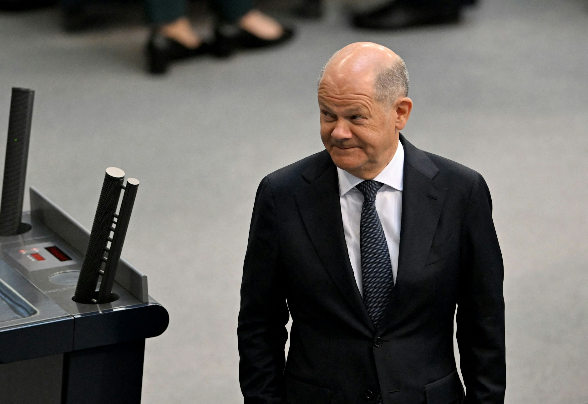 Noch ist er Kanzler: Olaf Scholz