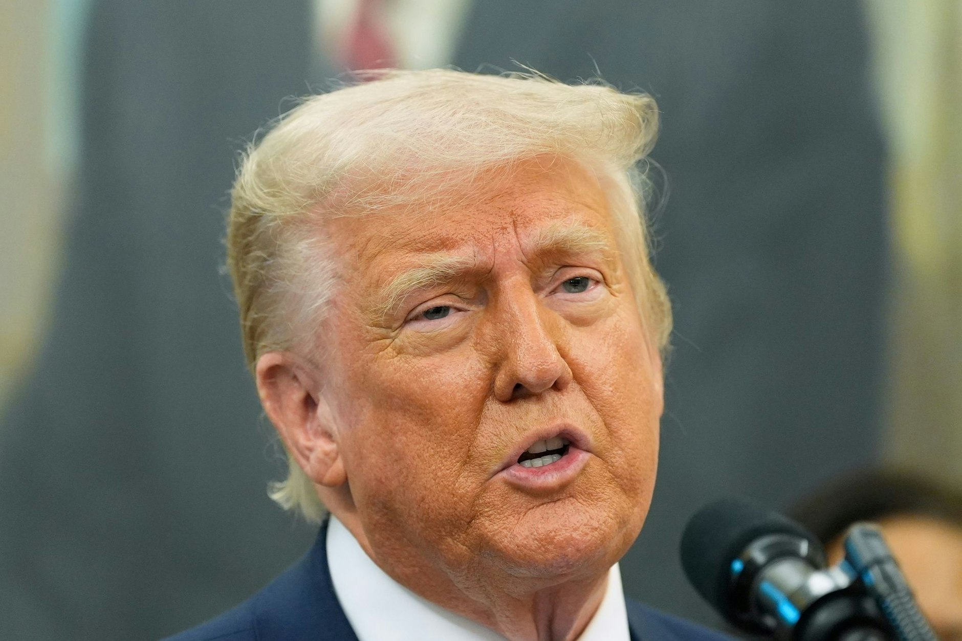 US-Präsident Donald Trump bei einer Pressekonferenz im Weißen Haus