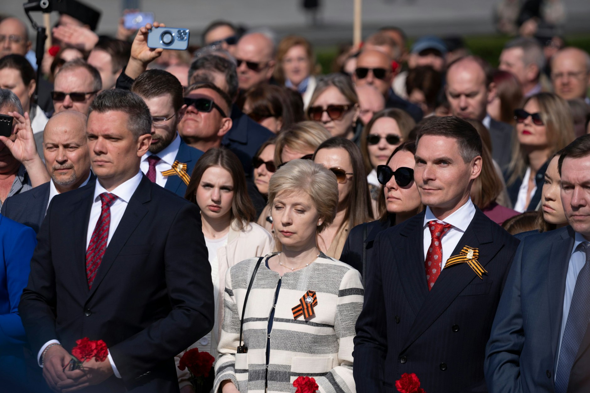 Diplomaten durften das St.Georgsband tragen.