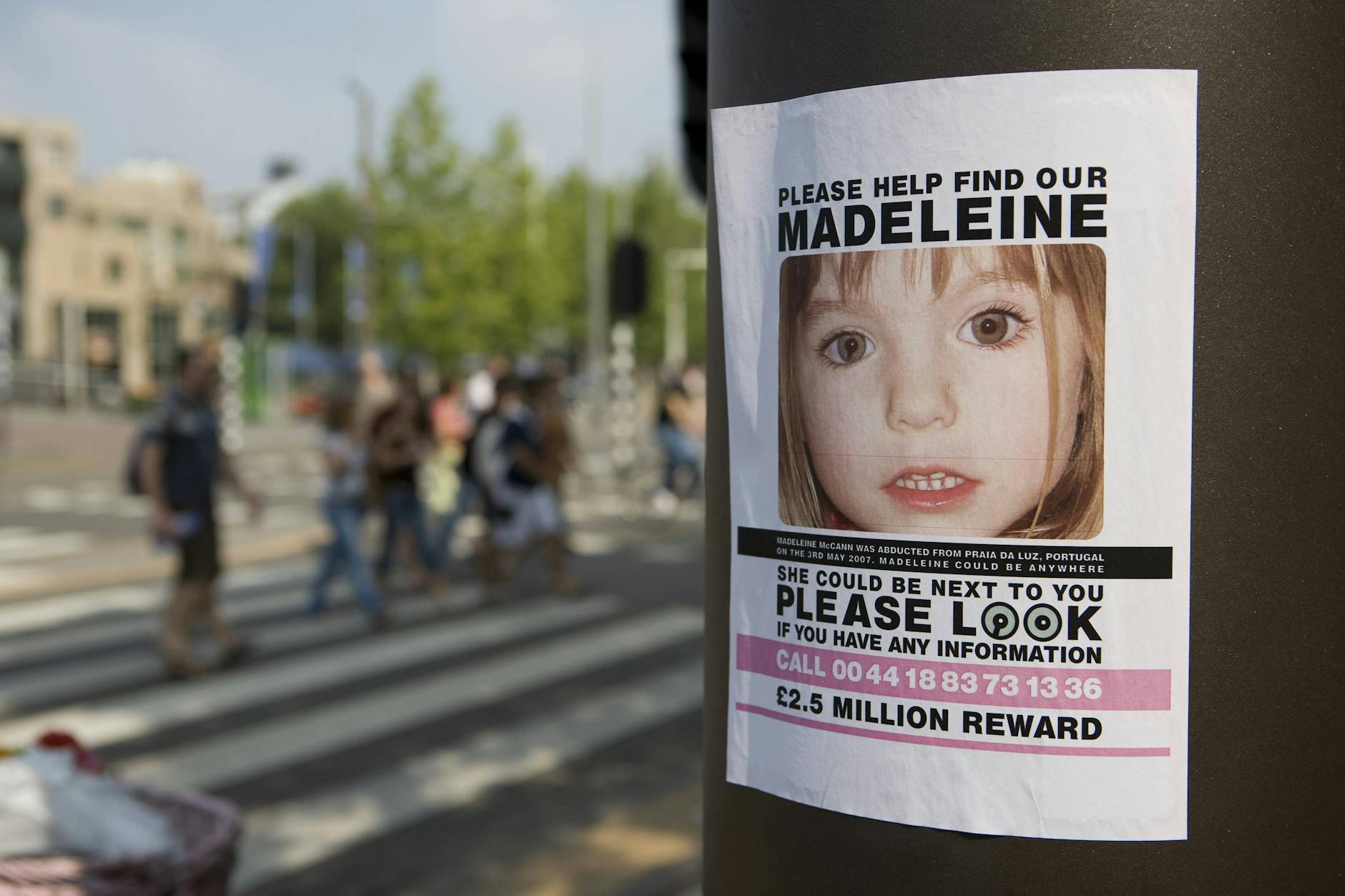 Suchplakat Maddie McCann