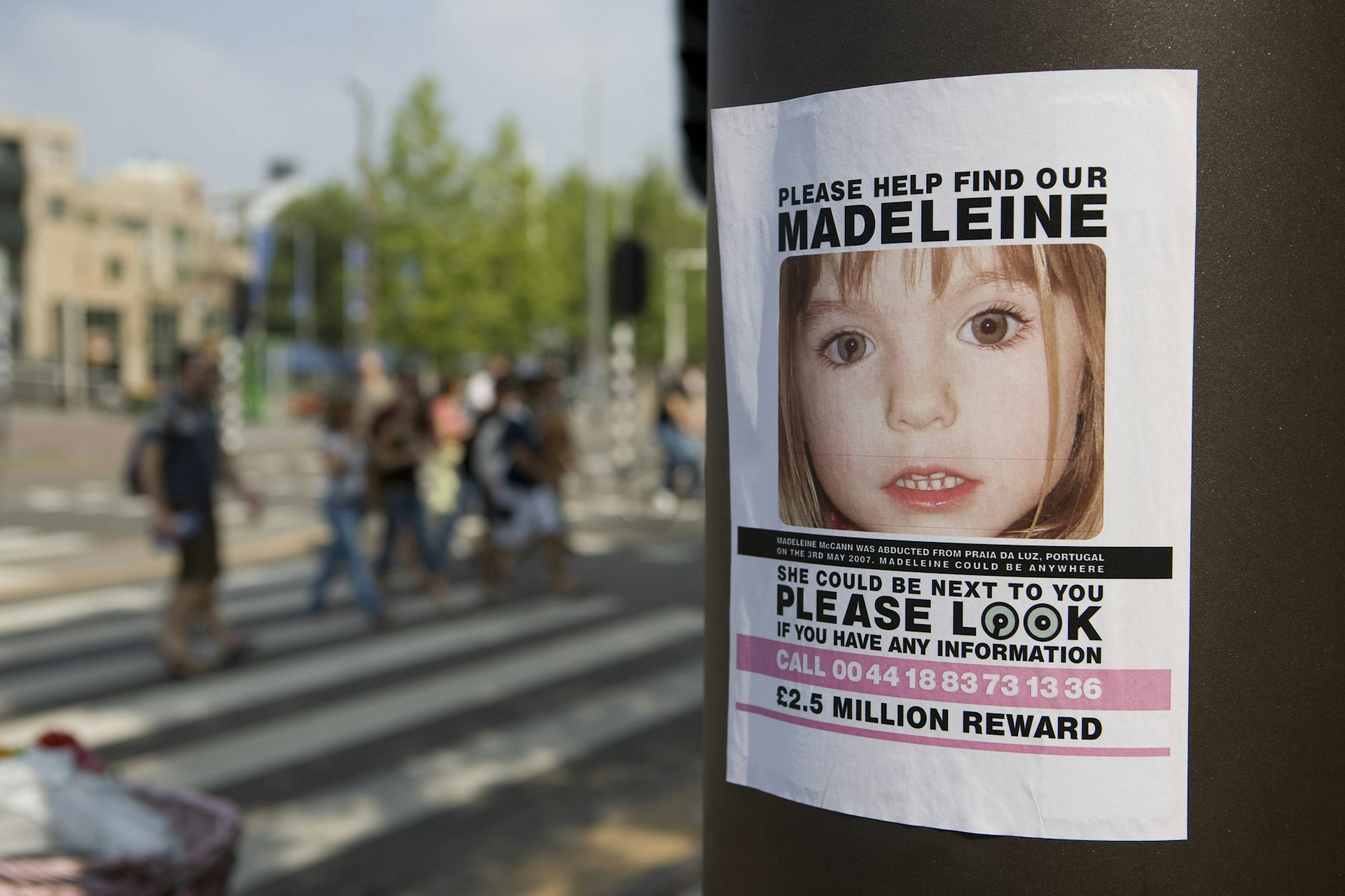 Suchplakat Maddie McCann