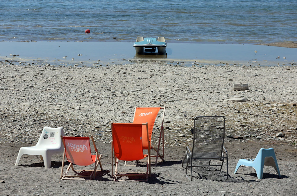 Wochenlang schönes Wetter ohne Regen. Das kann zu einem neuen Dürre-Sommer führen. Hier: Ufer des Bodensees im Mai 2025