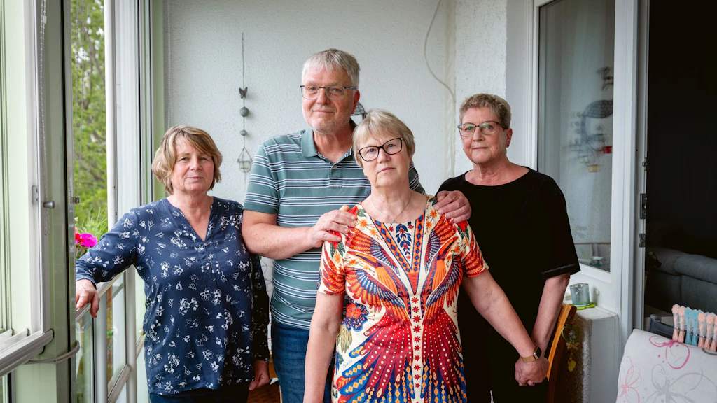Ilona Seyfert (v.l.), Jens-Olav Preuß, Steffi Himmelweit und Anke Preuß haben die Unterschriftenaktion gegen die geplanten Neubauten im Kleeblatt-Kiez initiiert.