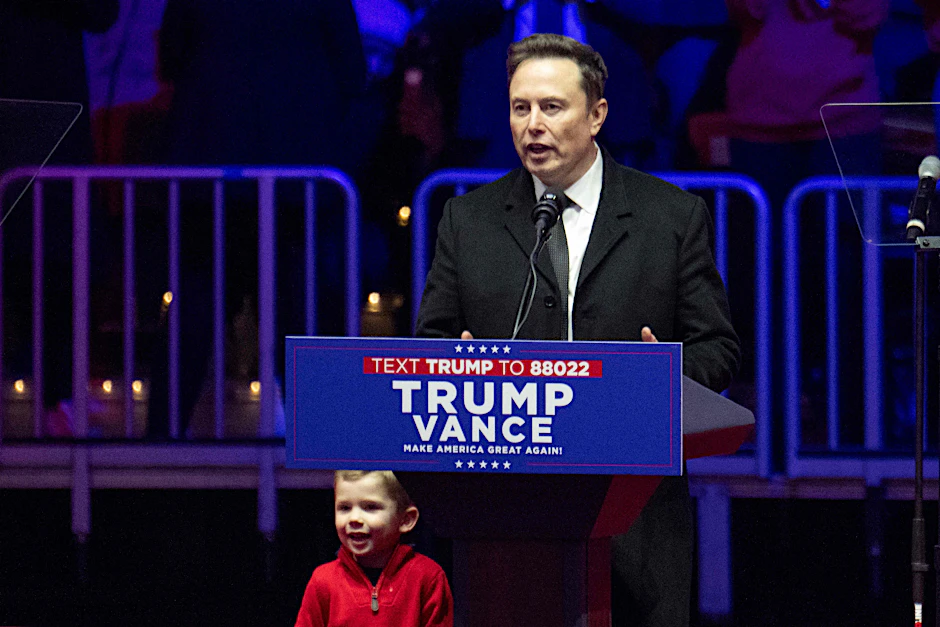 Elon Musk im Wahlkampf für Donald Trump